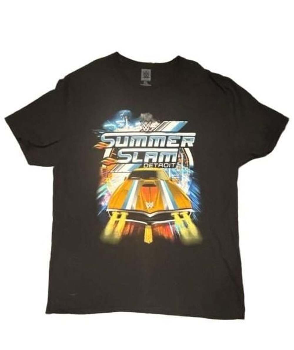 WWE SummerSlam Detroit 2023 I Was There Graphic T-Shirt XL Black